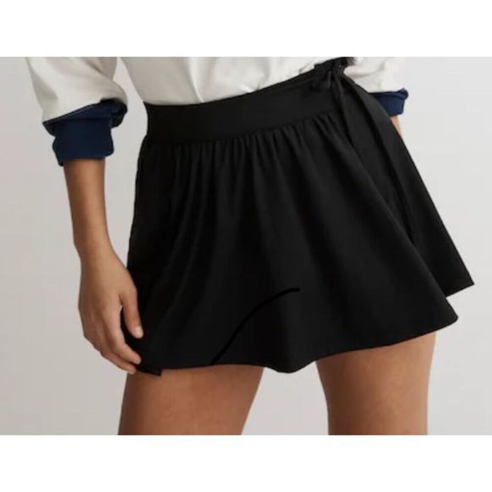 Madewell MWL Black Active Tennis Skort XXS Athleisure Mini Skirt